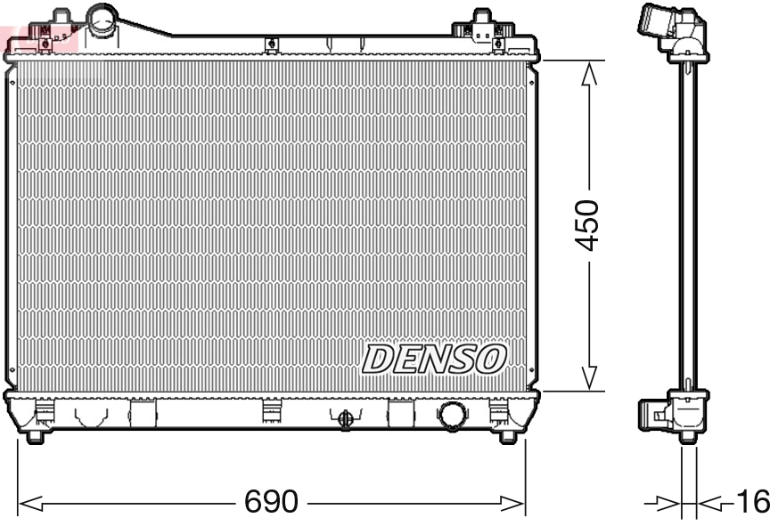 Radiator, engine cooling