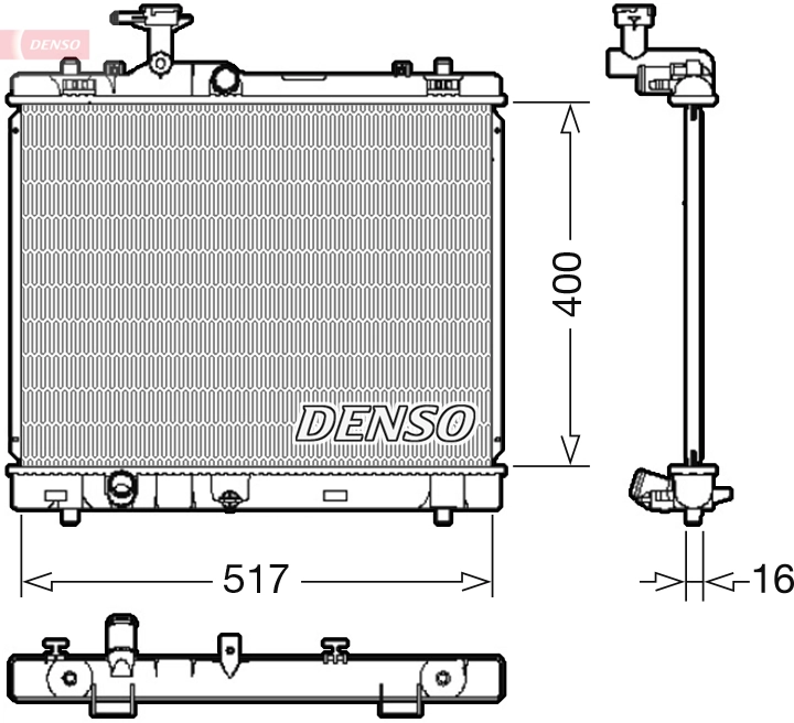 Radiator, engine cooling