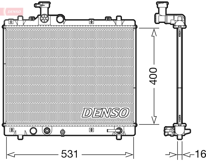 Radiator, engine cooling