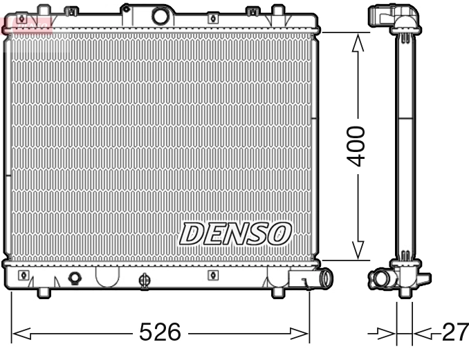 Radiator, engine cooling