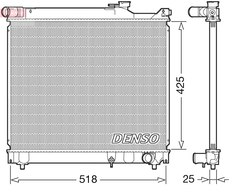 Radiator, engine cooling