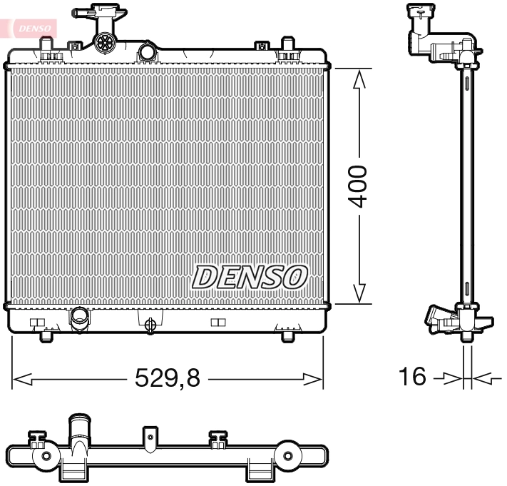 Radiator, engine cooling