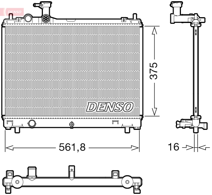 Radiator, engine cooling