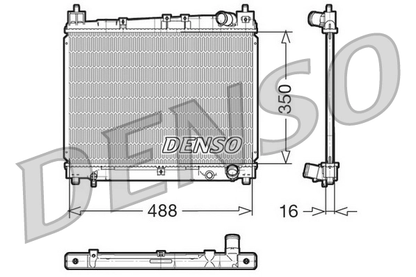 Radiator, engine cooling