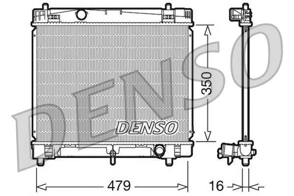 Radiator, engine cooling