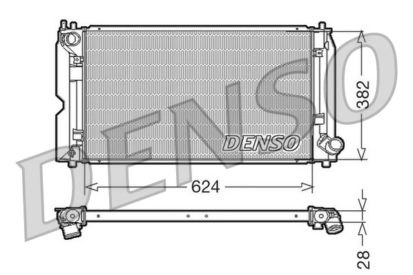 Radiator, engine cooling