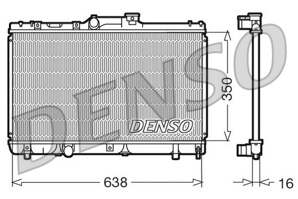 Radiator, engine cooling