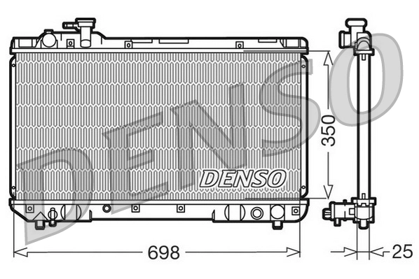 Radiator, engine cooling