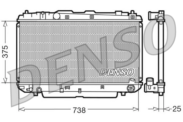 Radiator, engine cooling
