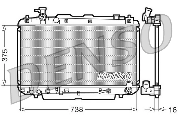 Radiator, engine cooling