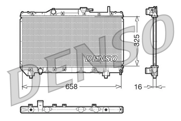 Radiator, engine cooling