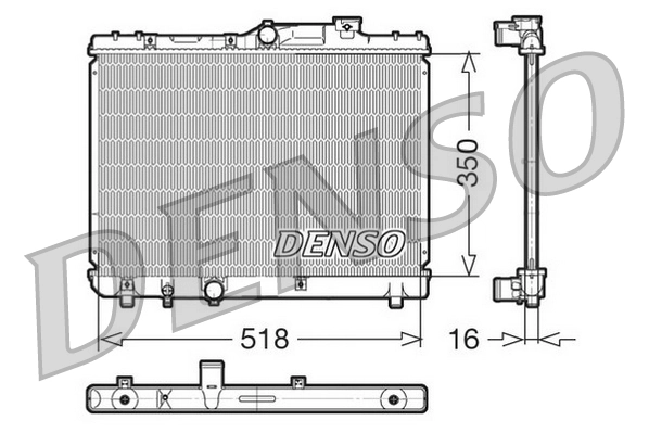 Radiator, engine cooling