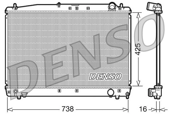 Radiator, engine cooling
