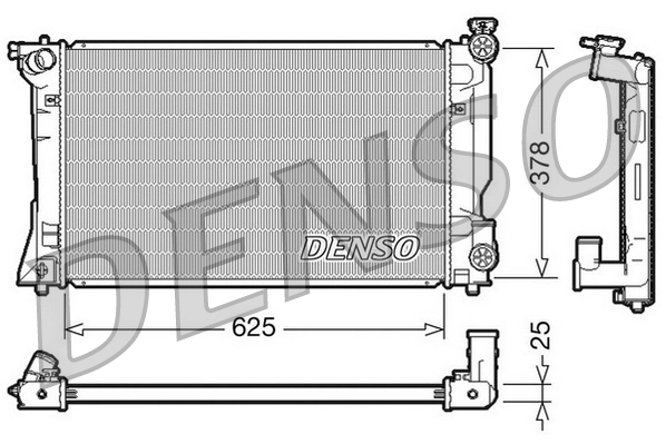 Radiator, engine cooling