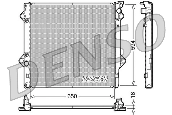 Radiator, engine cooling