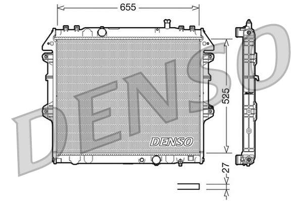 Radiator, engine cooling
