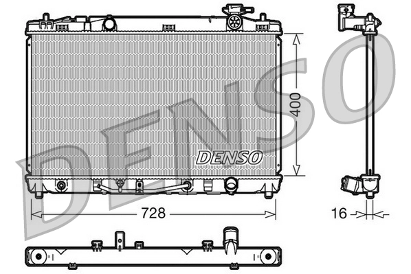 Radiator, engine cooling