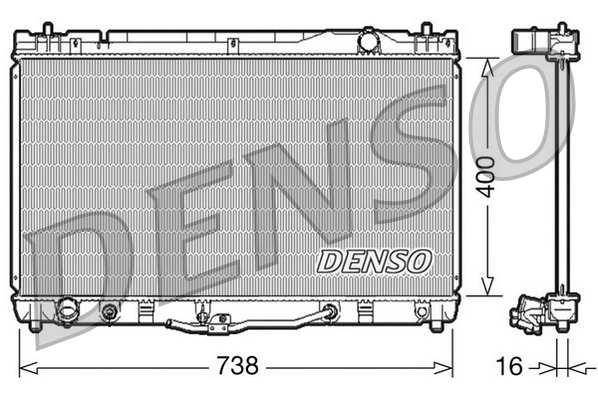Radiator, engine cooling
