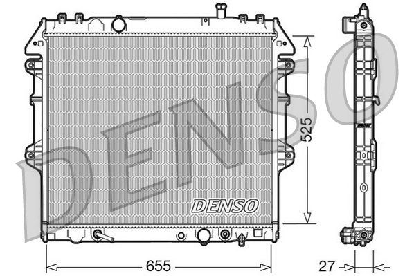 Radiator, engine cooling