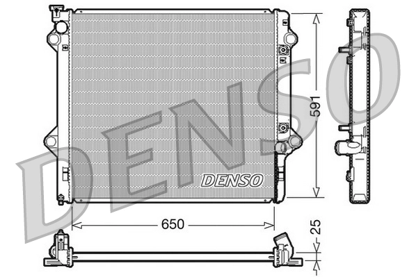 Radiator, engine cooling