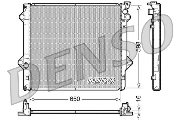 Radiator, engine cooling