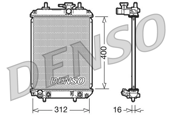 Radiator, engine cooling