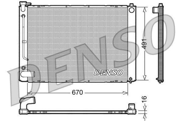 Radiator, engine cooling