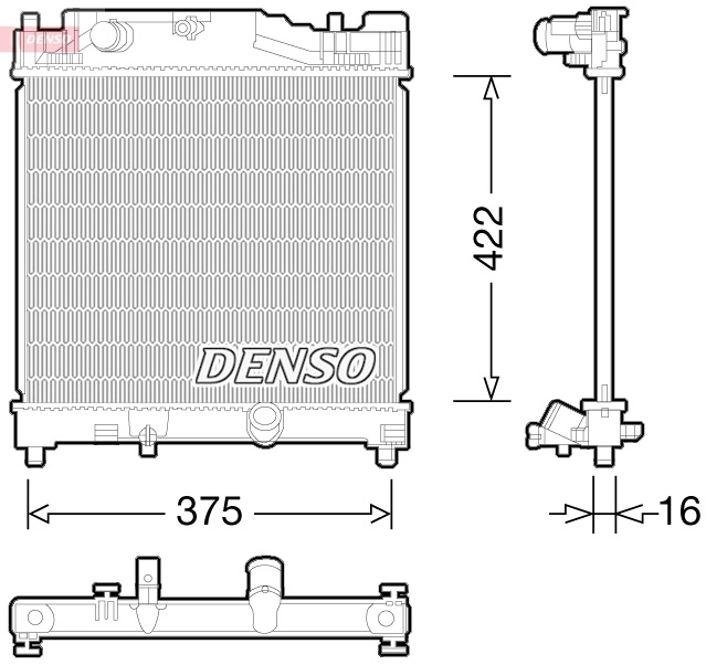 Radiator, engine cooling
