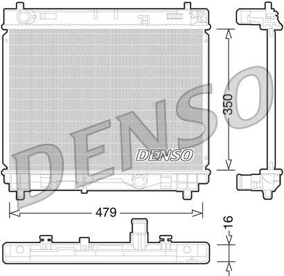 Radiator, engine cooling