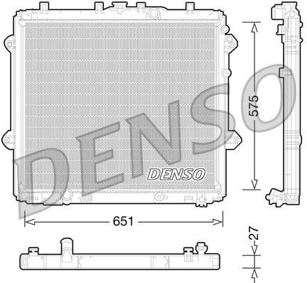 Radiator, engine cooling