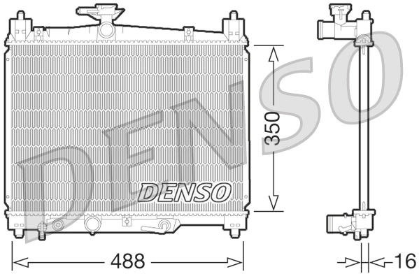 Radiator, engine cooling