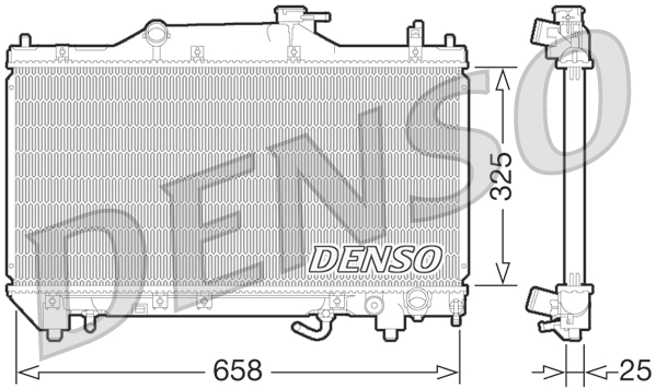 Radiator, engine cooling