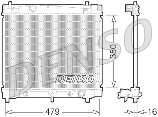 Radiator, engine cooling