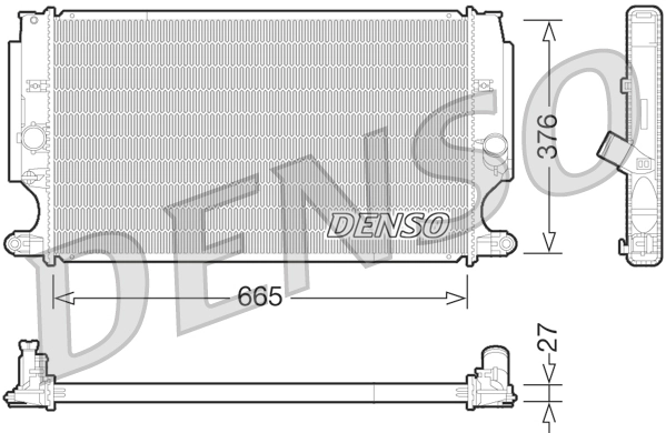 Radiator, engine cooling
