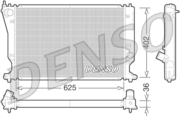 Radiator, engine cooling