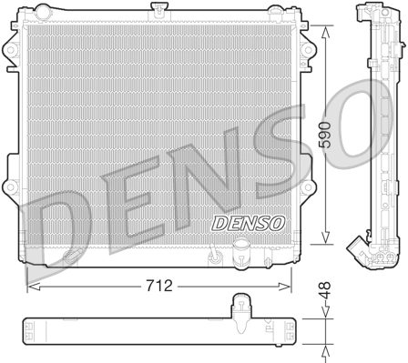 Radiator, engine cooling