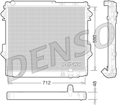 Radiator, engine cooling
