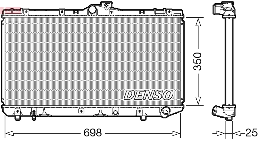 Radiator, engine cooling