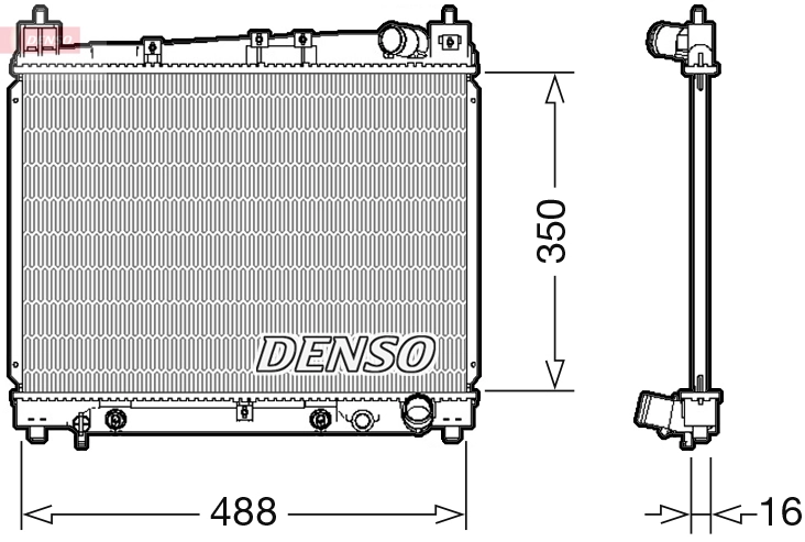 Radiator, engine cooling