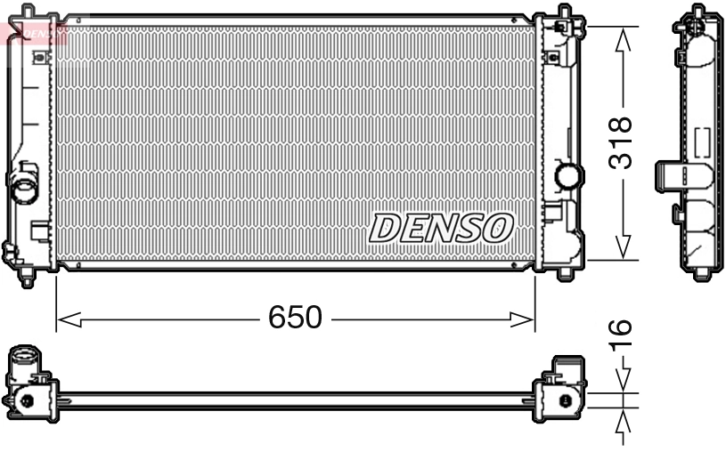 Radiator, engine cooling