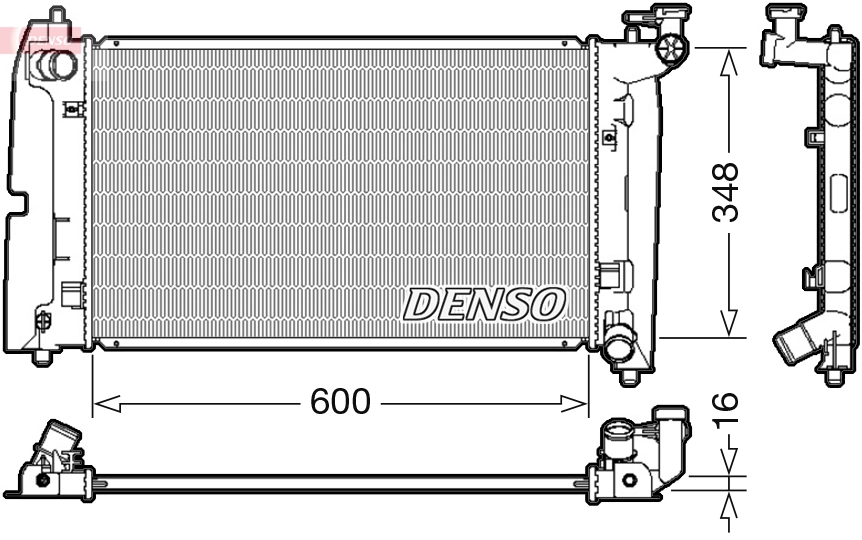 Radiator, engine cooling