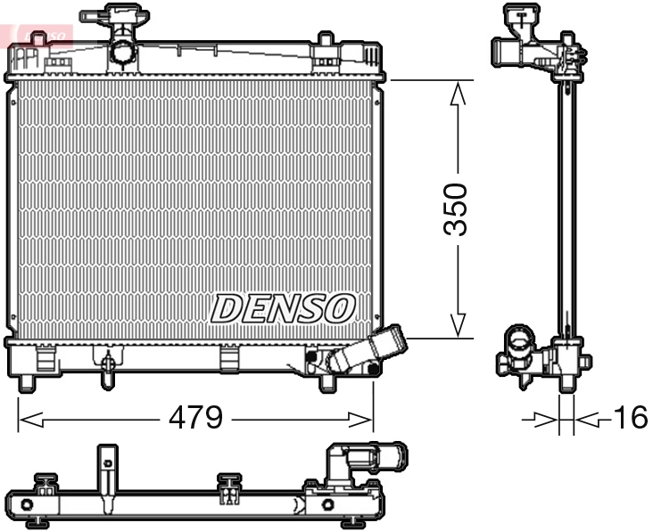 Radiator, engine cooling