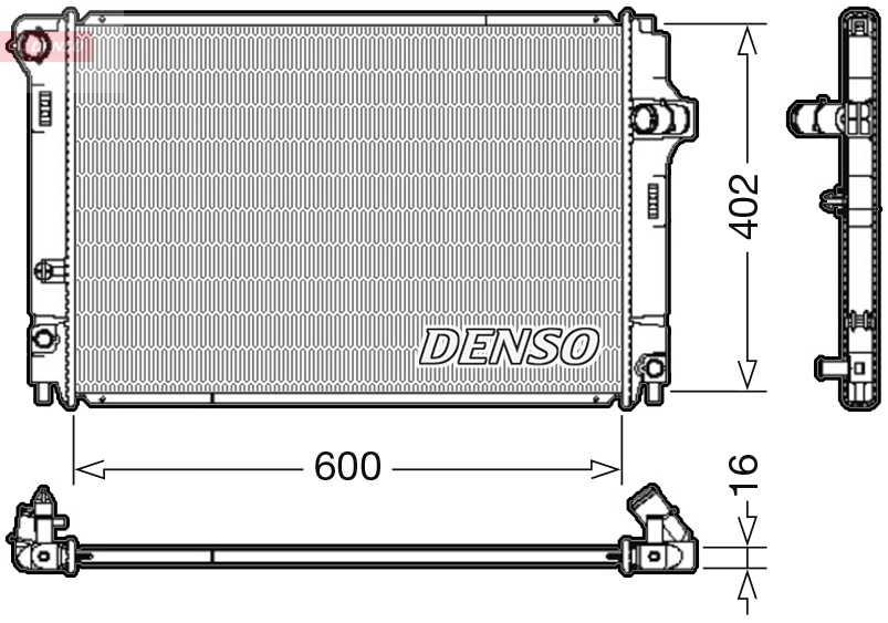 Radiator, engine cooling