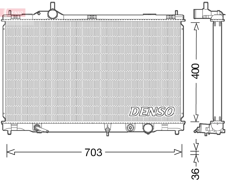 Radiator, engine cooling
