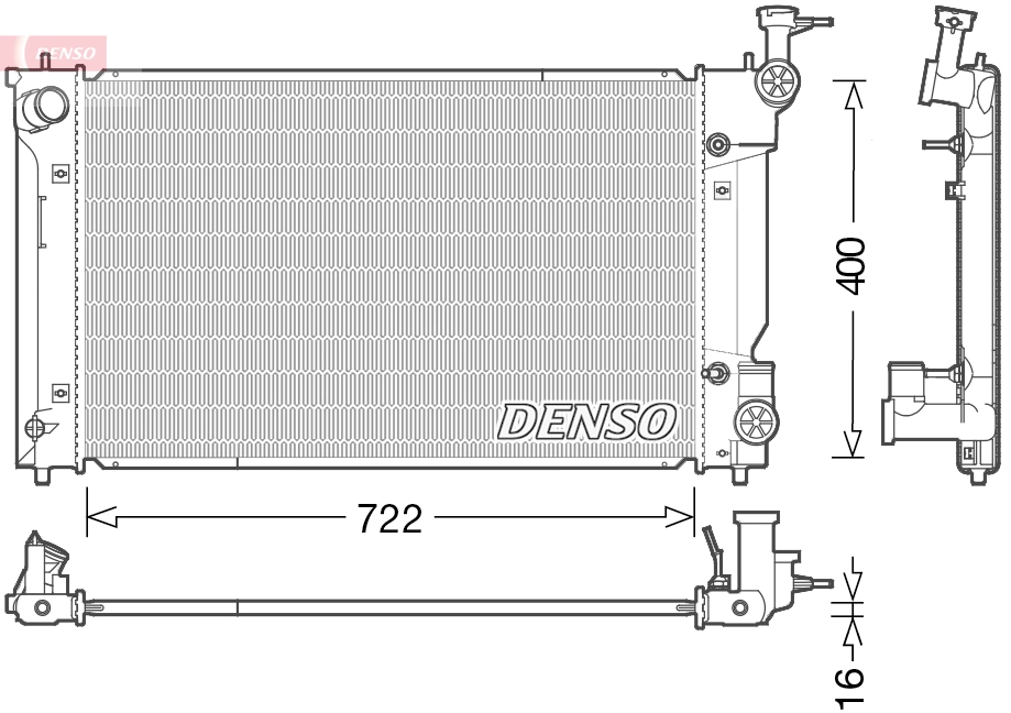 Radiator, engine cooling