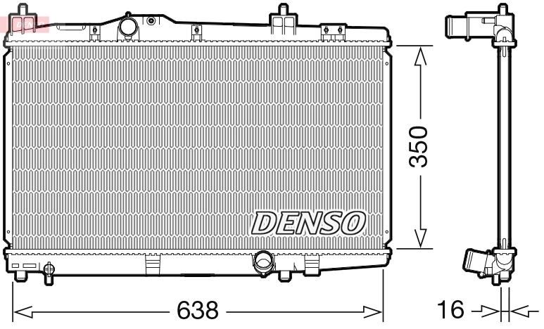 Radiator, engine cooling