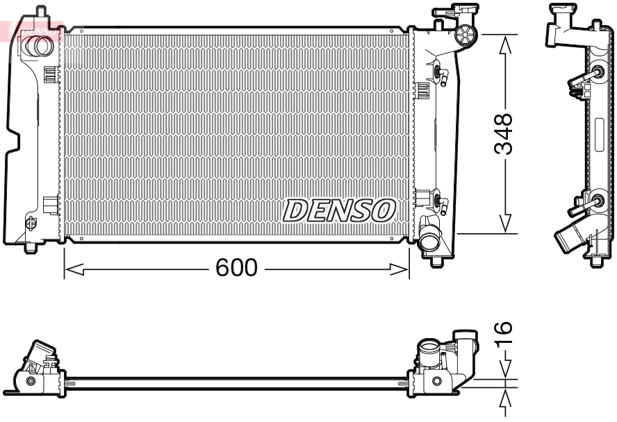 Radiator, engine cooling