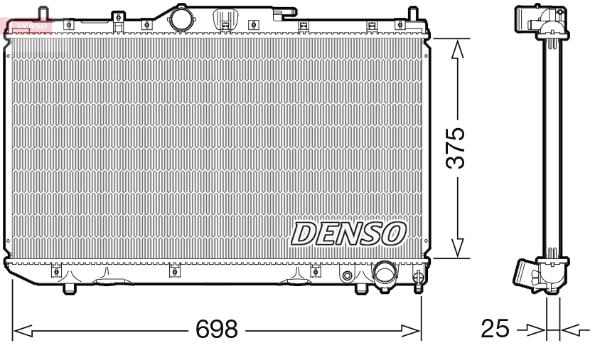 Radiator, engine cooling