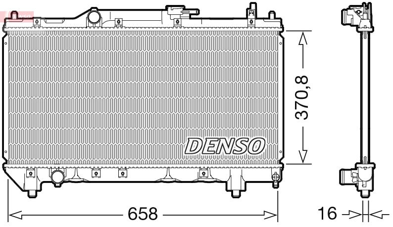 Radiator, engine cooling