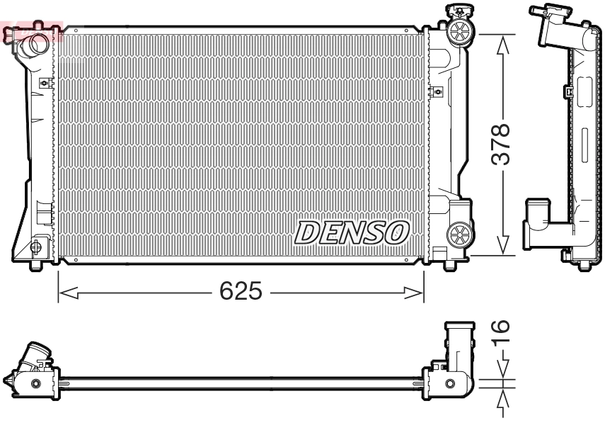 Radiator, engine cooling